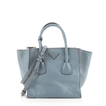 Prada Twin Pocket Tote Glace Calf Medium