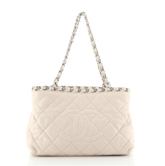 Chanel Chain Me Tote Quilted Calfskin Small