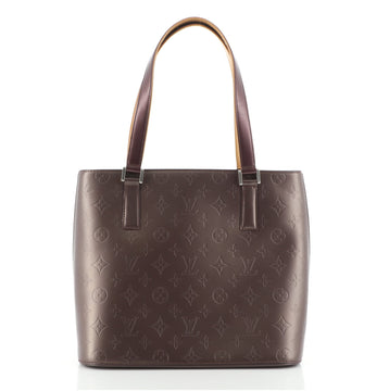 Louis Vuitton Mat Stockton Handbag Monogram Vernis