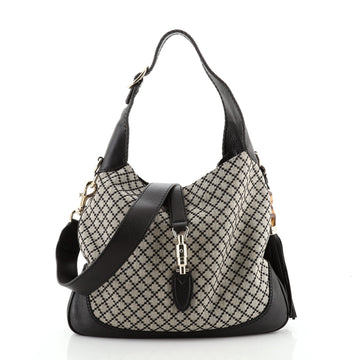 Gucci New Jackie Bag Diamante Canvas Medium