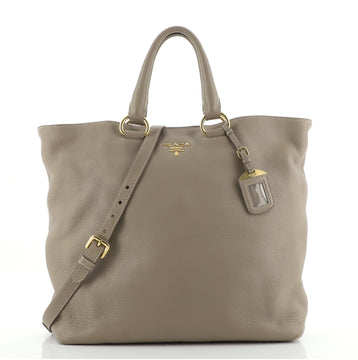 Prada Convertible Shopping Tote Vitello Daino Medium