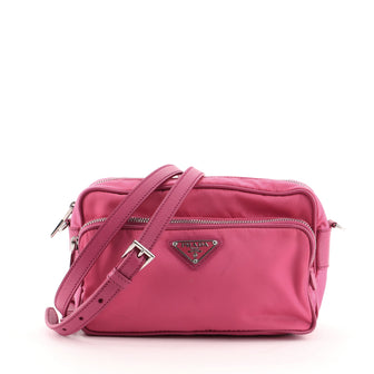 Prada Front Pocket Crossbody Bag Tessuto Small
