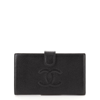 Chanel Timeless CC French Wallet Caviar Long