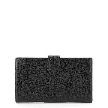 Chanel Timeless CC French Wallet Caviar Long