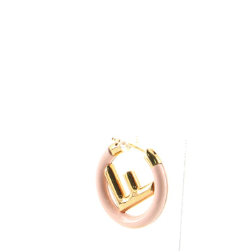 Fendi F is Fendi Single Hoop Earring Earrings Metal and Enamel