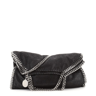 Stella McCartney Falabella Fold Over Bag Shaggy Deer