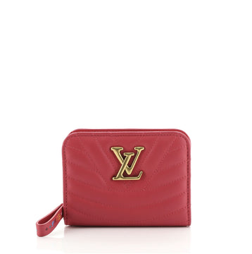 Louis Vuitton New Wave Zipped Compact Wallet Quilted Leather