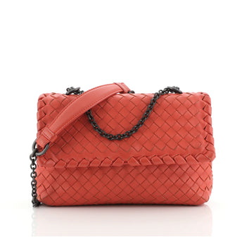 Bottega Veneta Olimpia Crossbody Bag Intrecciato Nappa Baby