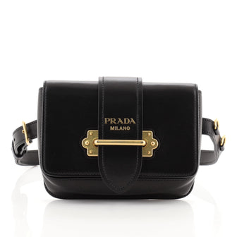 Prada Cahier Belt Bag City Calf Small