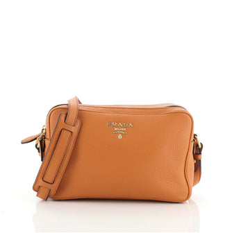 Prada Double Zip Camera Bag Vitello Phenix Medium