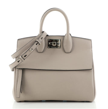 Salvatore Ferragamo Studio Satchel Leather Small