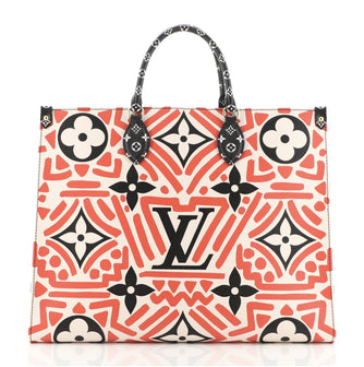 Louis Vuitton OnTheGo Tote Limited Edition Crafty Monogram Giant GM