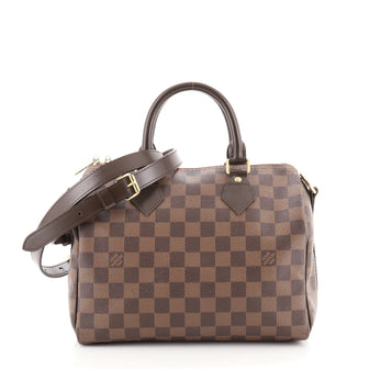 Louis Vuitton Speedy Bandouliere Bag Damier 25