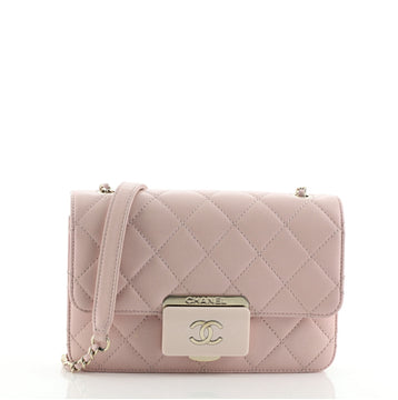 Chanel Beauty Lock Flap Bag Quilted Sheepskin Mini