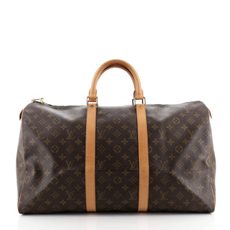 Louis Vuitton Keepall Bag Monogram Canvas 50