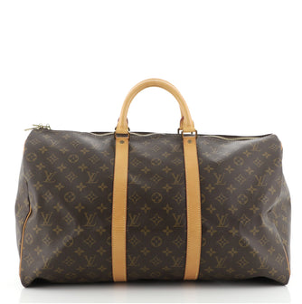 Louis Vuitton Keepall Bag Monogram Canvas 50