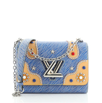 Louis Vuitton Twist Handbag Studded Epi Leather	 MM