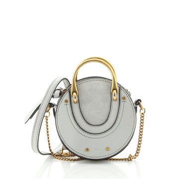 Chloe Pixie Crossbody Bag Leather with Suede Mini