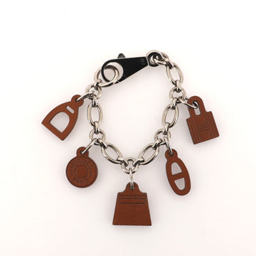 Hermes Olga Amulette Bag Charm Leather and Metal