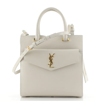 Saint Laurent Uptown Tote Leather Small