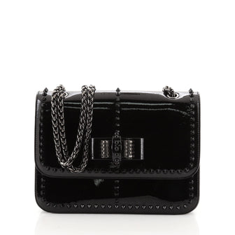 Christian Louboutin Sweet Charity Crossbody Bag Spiked Patent Medium
