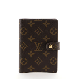 Louis Vuitton Ring Agenda Cover Monogram Canvas PM
