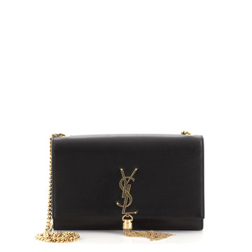 Saint Laurent Classic Monogram Tassel Crossbody Bag Leather Medium