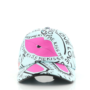 Bvlgari Onomato Bvlgari Baseball Cap Printed Silk