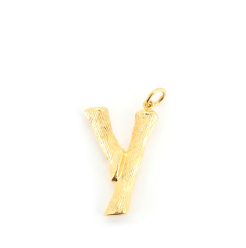 Celine Alphabet Pendant Metal Large