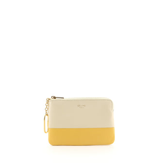 Celine Bi-Color Solo Coin Card Case Lambskin