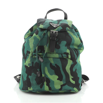Prada Camouflage Backpack Tessuto Medium