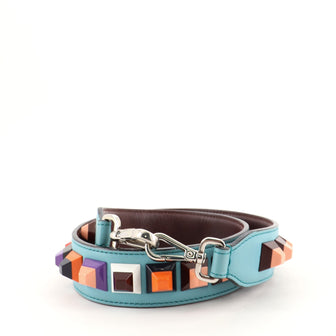 Fendi Kan I Shoulder Strap Studded Leather