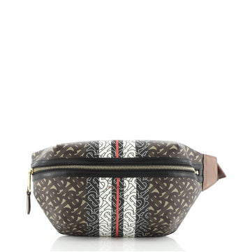 Burberry Bum Bag Monogram E-Canvas Medium