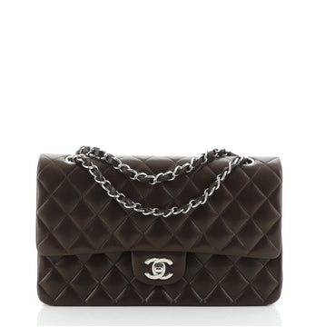Chanel Vintage Classic Double Flap Bag Quilted Lambskin Medium