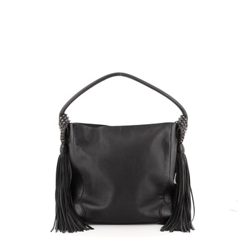 Christian Louboutin Eloise Fringe Hobo Leather Medium