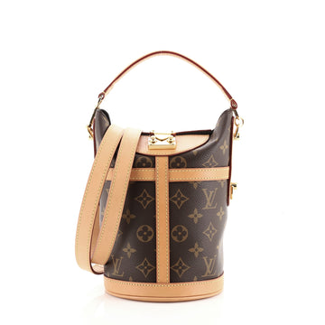 Louis Vuitton Duffle Handbag Monogram Canvas