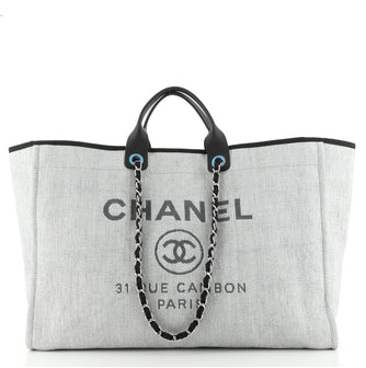 Chanel Deauville Tote Raffia XL