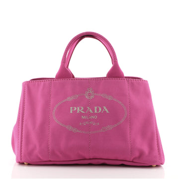 Prada Canapa Tote Canvas Large