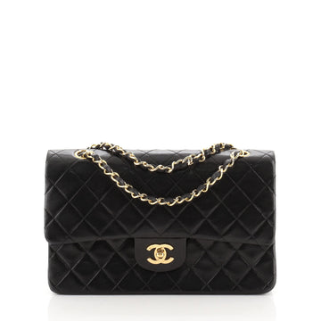Chanel Vintage Classic Double Flap Bag Quilted Lambskin Medium