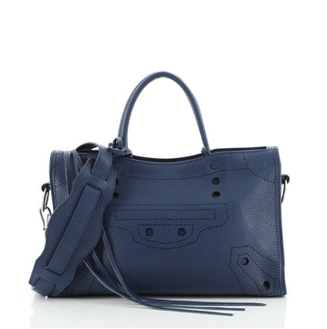 Balenciaga Blackout City Bag Leather Small