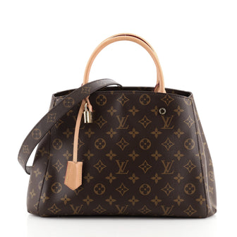 Louis Vuitton Montaigne Handbag Monogram Canvas MM