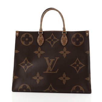 Louis Vuitton OnTheGo Tote Limited Edition Reverse Monogram Giant GM