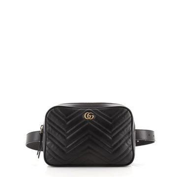 Gucci GG Marmont Square Belt bag Matelasse Leather