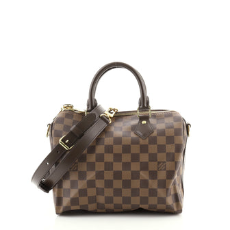 Louis Vuitton Speedy Bandouliere Bag Damier 25