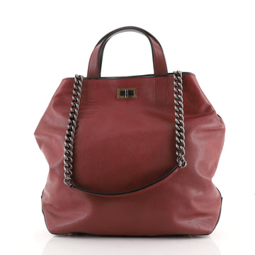 Chanel Mademoiselle Tote Iridescent Caviar Small