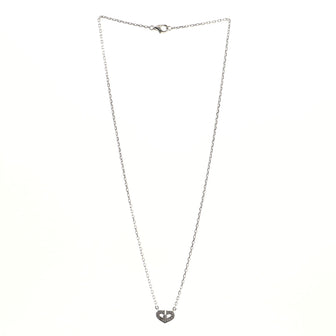 Cartier C Heart de Cartier Pendant Necklace 18K White Gold with Diamonds