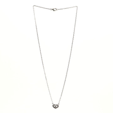 Cartier C Heart de Cartier Pendant Necklace 18K White Gold with Diamonds