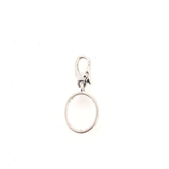 Cartier Love Charm Pendant Necklace 18K White Gold with Diamonds