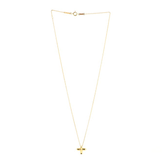 Tiffany & Co. Elsa Peretti Dove Pendant Necklace 18K Yellow Gold