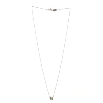 Tiffany & Co. Flower Pendant Necklace Platinum with Diamonds